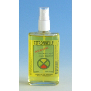 CITRONNELLE Spray  rechargeable LOT DE 3 unités